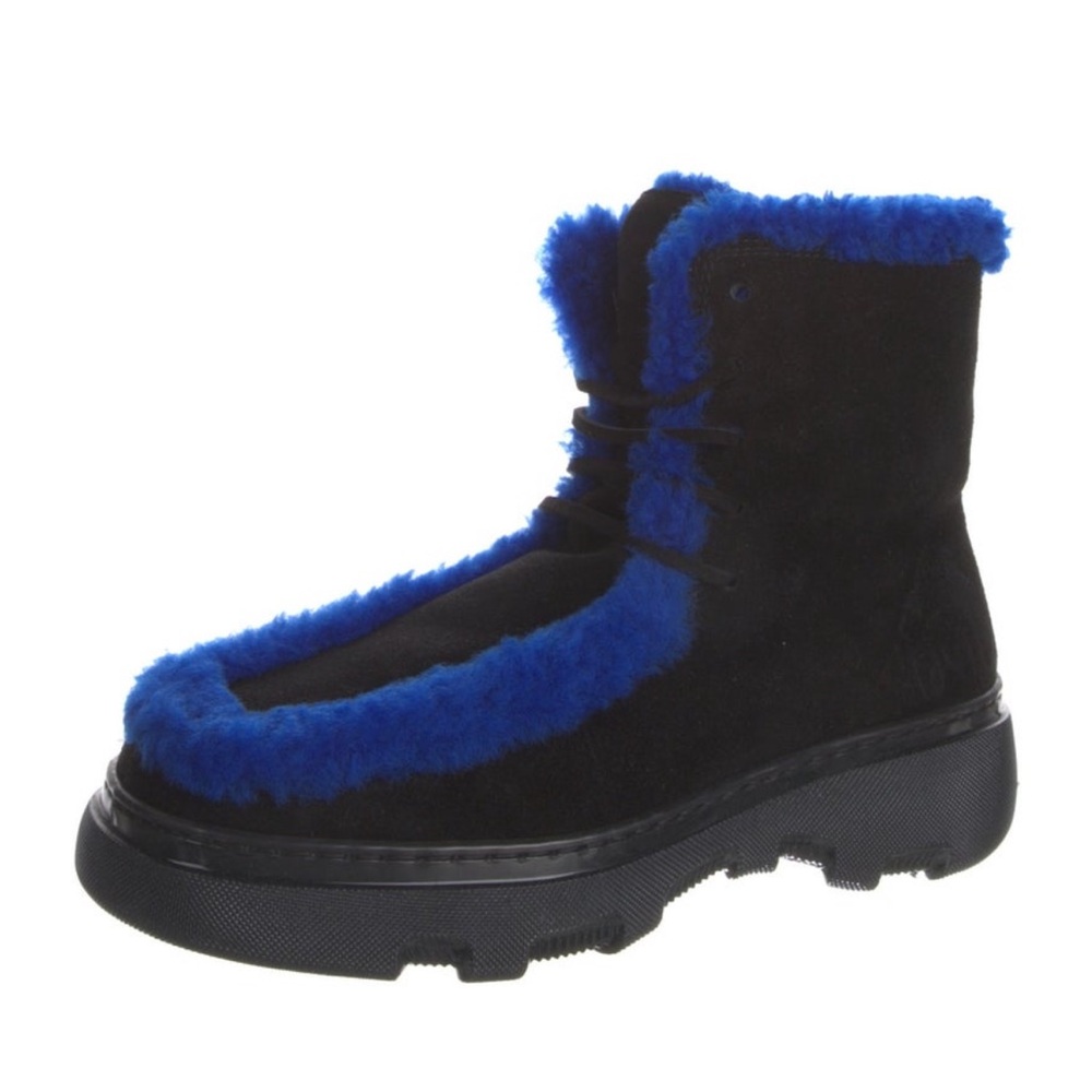 Burberry Suede Lug Boots